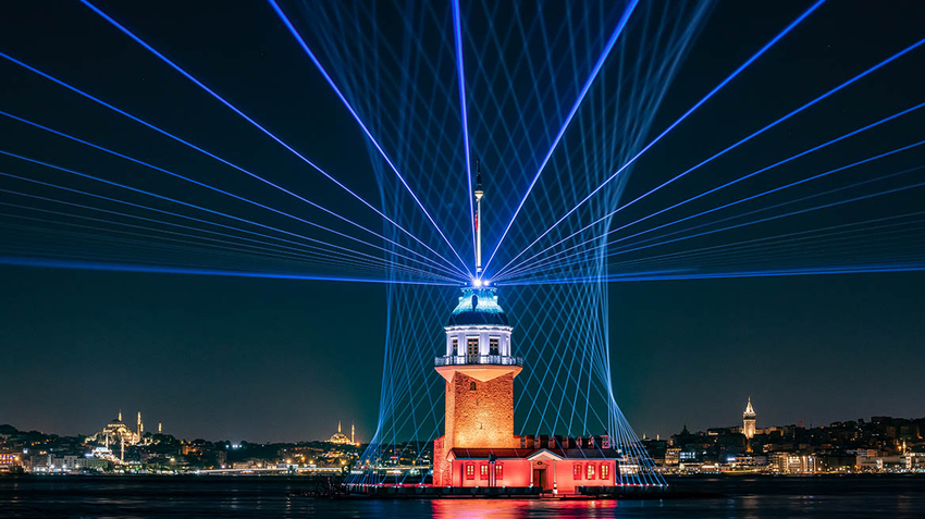 grandMA3 Running Spectacular Maiden’s Tower Installation in Istanbul