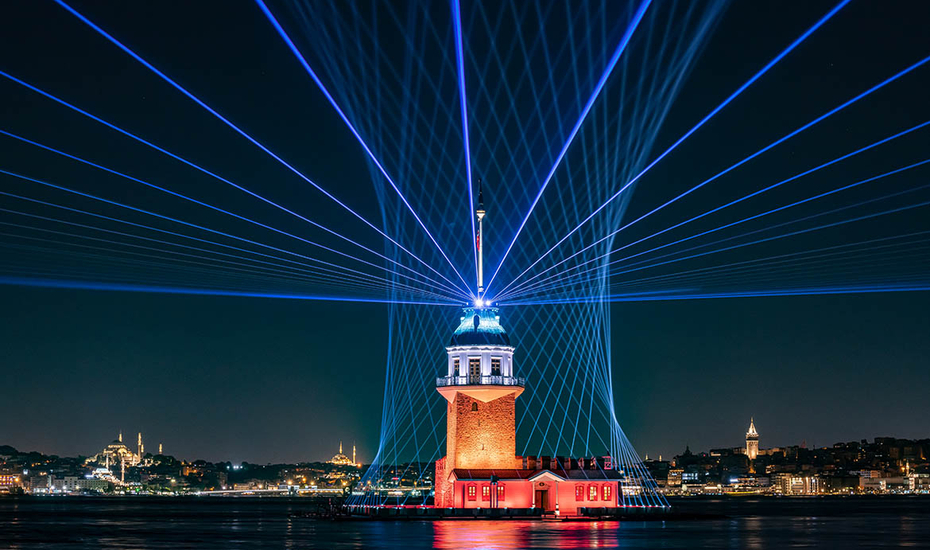 grandMA3 Running Spectacular Maiden’s Tower Installation in Istanbul