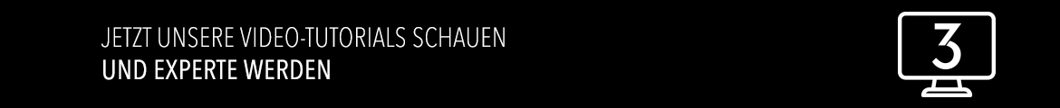 Jetzt unsere Video-Tutorials schauen und Experte werden